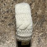 britt's knit's  bangle bracelet white cable knit NEW Photo 1