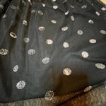 Black Lace Prom Dress Silver Glitter Circles SZ 8 Retro Dark Goth Grunge Quirky Photo 10