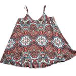 Show Me Your Mumu Circus white, coral & teal paisley mini dress size S Photo 13