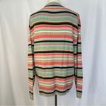 Kate Hill  Sweater Women Plus 2X Crewneck Pullover Cable Knit Stripes Pima Cotton Photo 3