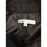 Sandra Darren  Dress 16 Navy Blue Pinstripes Button Closure Collared Short Sleeve Photo 7