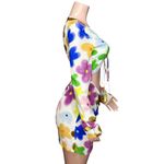 With Jean WITH JÉAN Hermana Mini Dress, Viola Tricolor, Small Photo 7