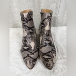 City Classified Women’s 9 Snakeskin Ankle Boot Gray Photo 2