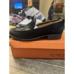 Miz Mooz  Women's Gracie Loafer Black Suede Size 40 US 9 Perforated Toe‎ Distress Photo 1