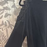 Sweet Lovely Amazing Lace Black Sweater Photo 1
