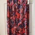 Anthropologie NWT Maeve by crushed velvet Floral Pleated midi Skirt Photo 0