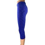 Athleta  Women Blue Purple Low Rise Capri Yoga Workout Athletic Leggings Pants M Photo 1