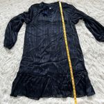 Tommy Hilfiger  Shadow glitter stripe premier fabrics dress in blue size 6 Photo 3