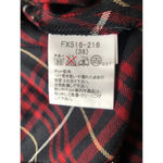 Burberry London Red/Black Check Plaid Skirt Sz 38 Photo 4