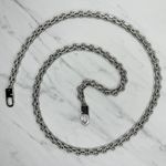 Biker Chain Purse Strap Silver Tone Replacement Handbag Crossbody 43" ✨ Photo 0