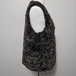 Dana Buchman Dana Bachman Brown Faux Fur Vest Size Medium Luxury Contemporary Photo 3