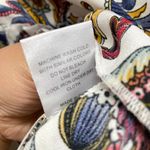 fanco women's vneck floral long sleeve tie front Crop top size small bell Sleeve Photo 10