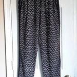 Calvin Klein Black & White Drawstring Casual Joggers Pant Pokets Size S Photo 12