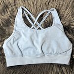 Alphalete Revival Bra Women's Light Blue Sports Bra Sz Medium Photo 4