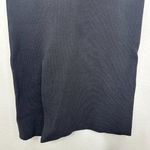 J.Crew Size Small Black Sleeveless Midi sweater dress stretch viscose blend NWT Photo 4