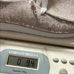 Gypsy Jazz size 10 rose gold animal print slip on shoes with laces new w/out box Tan Photo 6