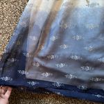 Mudd Small mud blue and white strapless dress. Very comfy Photo 1