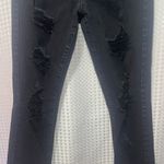 Aeropostale Womens High Rise Black Distressed Stretch Denim Jean Jeggings 4 Reg Photo 1