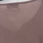 Michael Stars Brown Ribbed Long Sleeve Bodysuit Photo 3