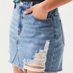 PacSun  Vintage 5-Pocket Destroyed Mini Skirt Photo 4
