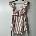 Red and White Striped Off Photo 1