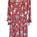 Unique Vintage Antique Floral Midi Dress - size Medium Photo 0