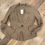J.Jill NWT Cattail Linen Tan Blazer Size XS Photo 11