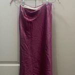 Code x Mode NWT Pink Satin Striped Skirt Size Medium Photo 2