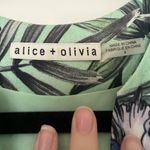 Alice + Olivia  Brook Oasis Floral Mint Green Dress Photo 6