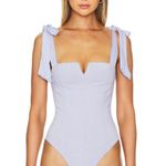 Free People X Intimately FP Lola Bodysuit in Icelandic Blue  Photo 4