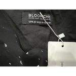 Bloomchic Black Silver Heart Short Sleeve Dress US 18 Photo 5