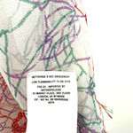 Maeve  size Medium silk floral layered tank top sleeveless blouse cream red green Photo 5