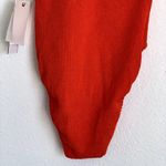 Good American NWT Always Fits Shoulder One-Piece Swimsuit in Bright Poppy Photo 5