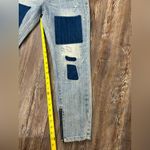 One Teaspoon One x  Denim Distressed Patch Work Straight Leg Blue Jeans Size 26 Photo 4