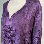 Victoria's Secret VICTORIA SECRET | Vintage Purple Satin Sleep Top Sz S Photo 2