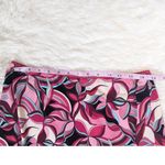 Y2K Vintage Wrapper Jersey Knit Abstract Floral Print Skirt Pink and Black M Size undefined Photo 6