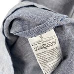 Gap Linen Blend Culotte Jumpsuit Indigo Chambray Wide Leg Photo 6