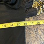 Free People  Medium Rock With It Off The Shoulder Top Black Embroidered BOHO Photo 7