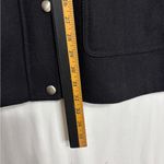 Apt. 9  Wool Coat Womens L Hooded Black Belt Zipper/Snap Closure Office Industrial Photo 11