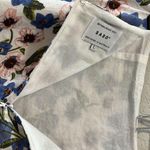 Sabo Skirt Ruse Mini Skirt, Side Split, Floral, Pink/Blue Size L Photo 7