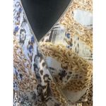 Bebe  Silver & Gold Sequin Wrap Dress Size S Photo 2