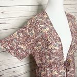 Liberty Love  Sheer Granny Floral Kimono Duster Cardigan Top Size Medium Festival Photo 3