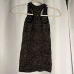 Free People Intimately Black and Gold Metallic Racerback Tank Top Photo 1