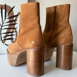 Simon Miller High Raid Platform Chunky Suede Leather Platform Brown Boot Size 38 Photo 5