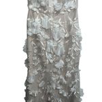 Elliatt NEW NWT  Kore 3D Floral Appliqué Mermaid Maxi Gown White & Beige Photo 9