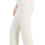 Tommy Hilfiger Womens Tribeca Cropped Straight Leg Ankle Pants Ivory Photo 2