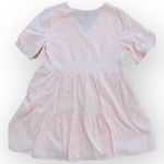 Fancyinn  Pink Tiered Ruffled Lined Tunic Shift Dress Size‎ L Photo 1