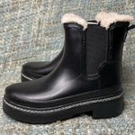Marc Fisher LTD Fargo Fur Lined Rain Boots in Black Photo 3