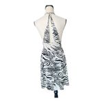 Marciano  Black and White Zebra Print Backless Dress Size M Photo 2