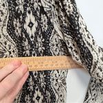 Volcom cardigan with blazer collar, duster length snake skin print size M/L Photo 9